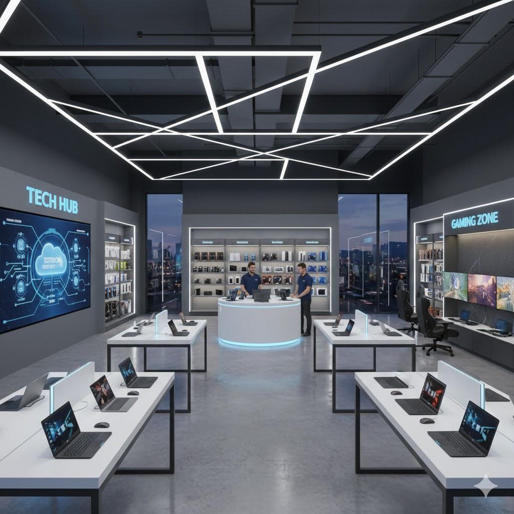 IT procurement — keyboards and mice boxed and ready for deployment